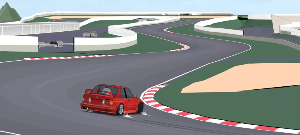 Tsukuba Circuit Map Mod-1