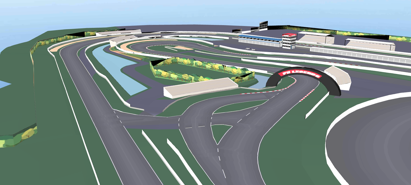 Tsukuba Circuit Map Mod for FR Legends